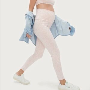 Hatch The Ultimate Before, During And After Maternity Legging Pink Leopard S NWT